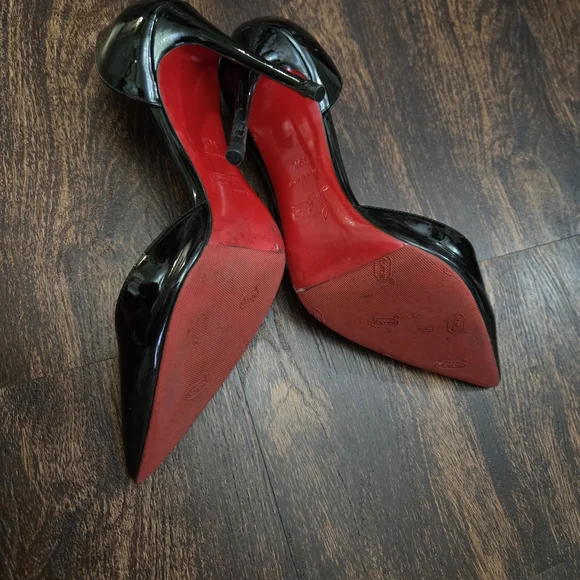 Christian Louboutin Black Patent Heels - Picture 3 of 5